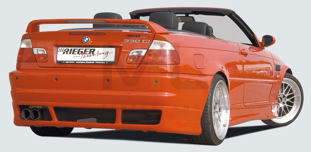 Rieger 00050213 BMW 3 Series E46 Rear Bumper 5 | ML Performance UK Car Parts