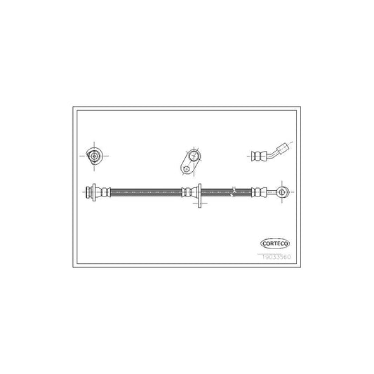 Corteco 19033560 Brake Hose For Honda Accord | ML Performance UK