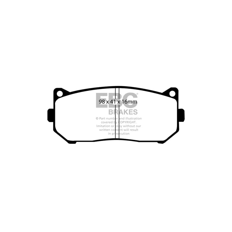 EBC PDKR478 Kia Shuma Ultimax Rear Brake Pad & Plain Disc Kit - Sumitomo Caliper 2 | ML Performance UK Car Parts