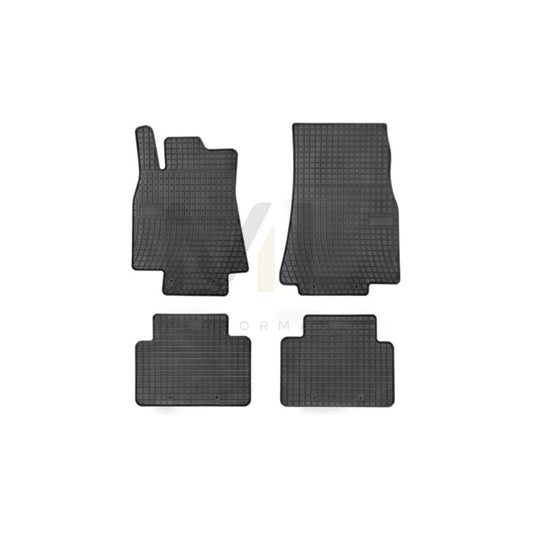 FROGUM Tailored 546375 Floor mat set suitable for MERCEDES-BENZ A-Class (W169) Elastomer, Front and Rear, Quantity: 4, Black | ML Performance Car Parts