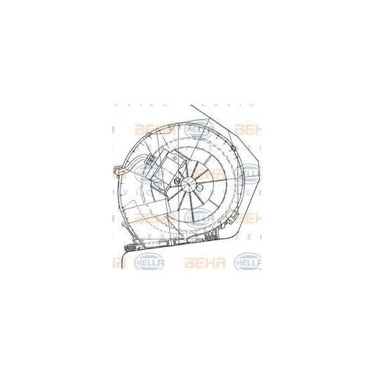Hella 8EW 351 034-051 Interior Blower