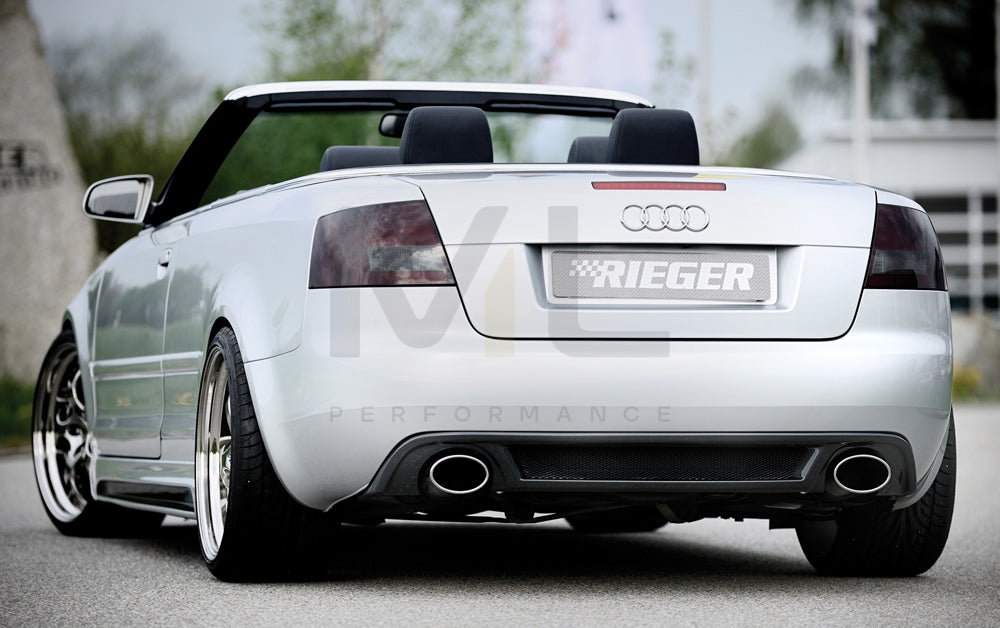 Rieger 00088076 Audi 8H A4 Rear Diffuser 3 | ML Performance UK Car Parts