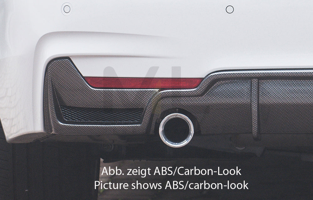 Rieger 00088072 BMW 4 Series F32 F33 F36 Rear Diffuser 4 | ML Performance UK Car Parts