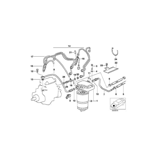 Genuine BMW 13532245811 E39 E36 E38 Injection Nozzle With Transmitter (Inc. 525tds, 318tds & 725tds) | ML Performance UK Car Parts