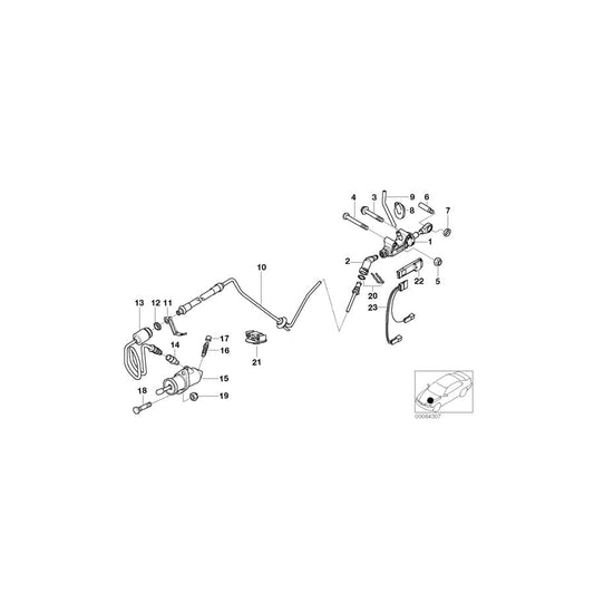 Genuine BMW 21521163776 E39 E38 Lock Valve (Inc. 520d, 725tds & 525tds) | ML Performance UK
