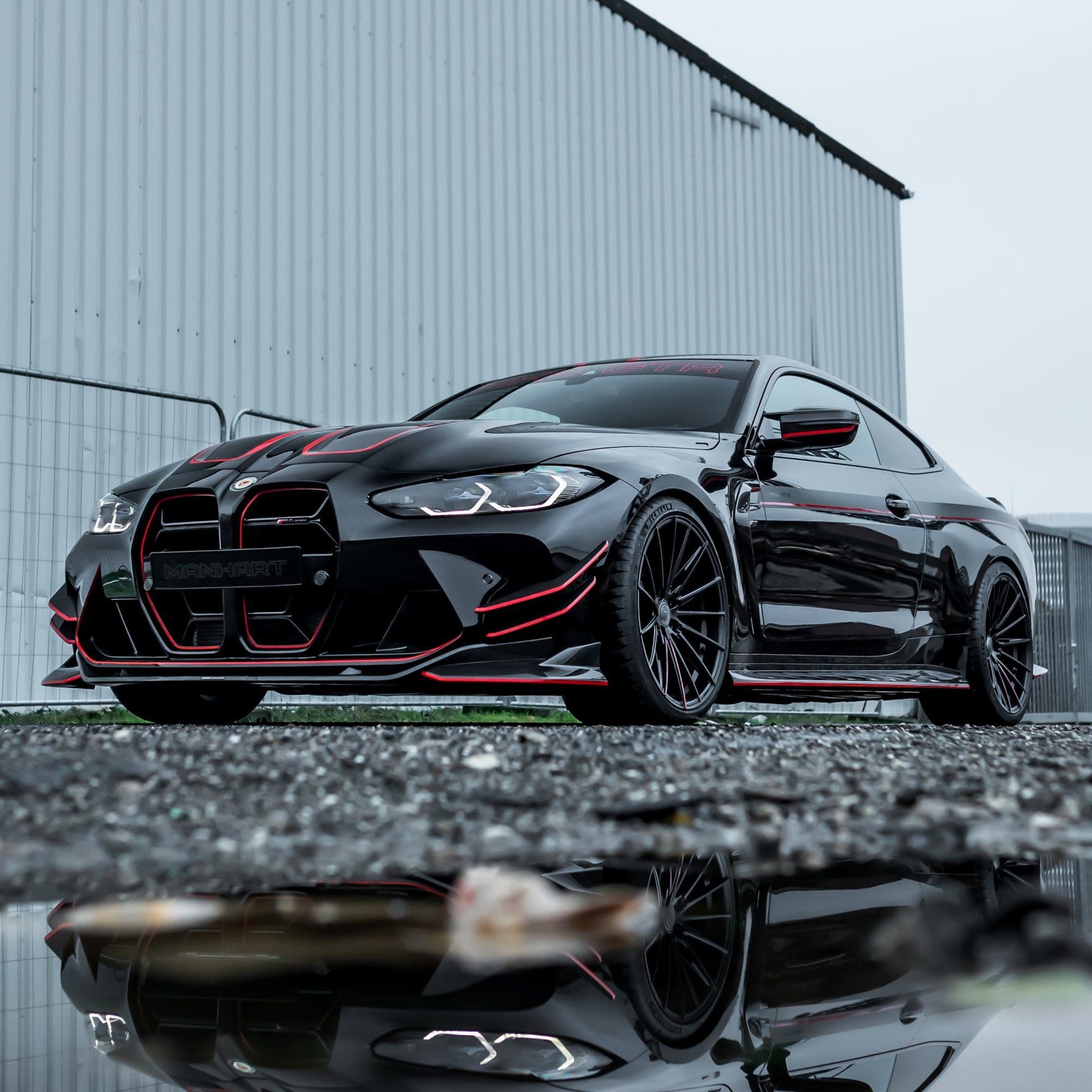 MANHART FOR BMW 4 SERIES  YIDO PERFORMANCE FORGED+ 1 RIM SET  MATTE BLACK