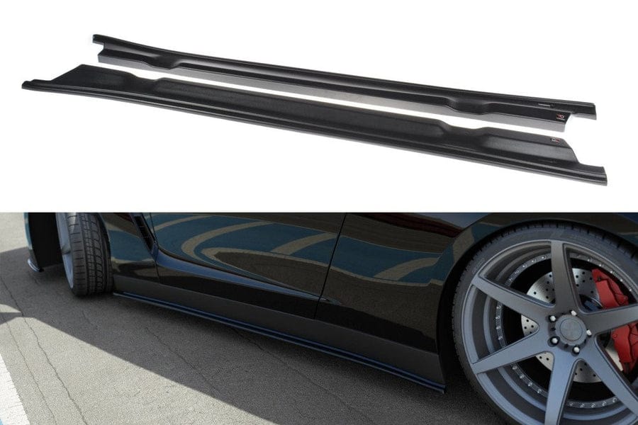 Maxton Design NI-GTR-3-SD1T Side Skirts Diffusers Nissan GT-R R35 (Pre-Facelift) | ML Performance UK Car Parts