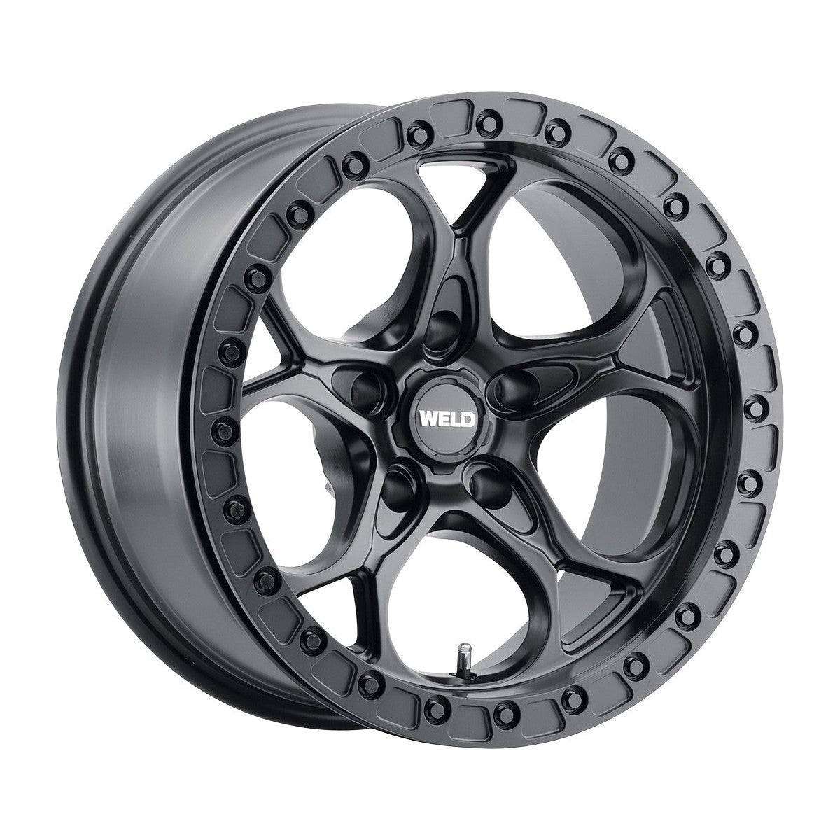 Weld W90170075450 Ledge Beadlock W901 Wheel 17x10 5x127 ET-25 BS4.5 Satin Black