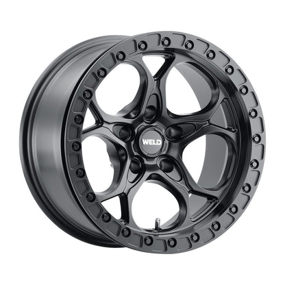 Weld W90170075450 Ledge Beadlock W901 Wheel 17x10 5x127 ET-25 BS4.5 Satin Black