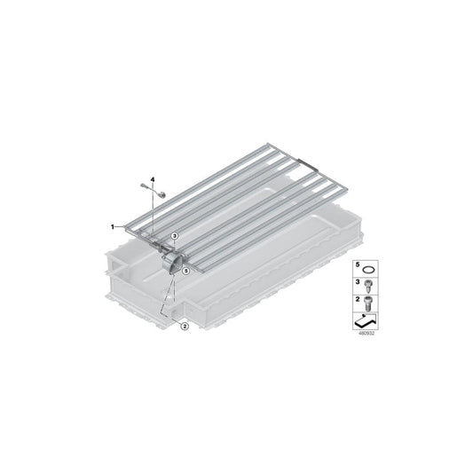 Genuine BMW 61277629407 Cooler For High-Voltage Battery (Inc. i3 94Ah Rex, i3 94Ah & i3 60Ah Rex) | ML Performance UK Car Parts