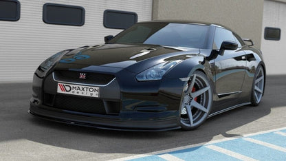 Maxton Design Nissan GT-R R35 (Pre-Facelift) Front Splitter V.2