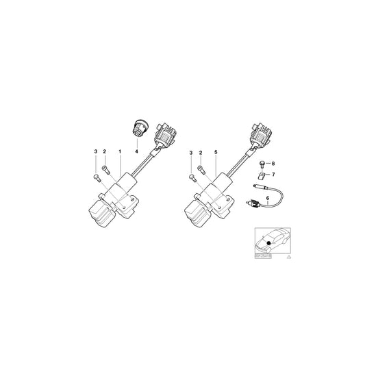 Genuine BMW 61328022671 E52 Steering Lock/Ignition Switch Alpina (Inc. Alpina V8) | ML Performance UK