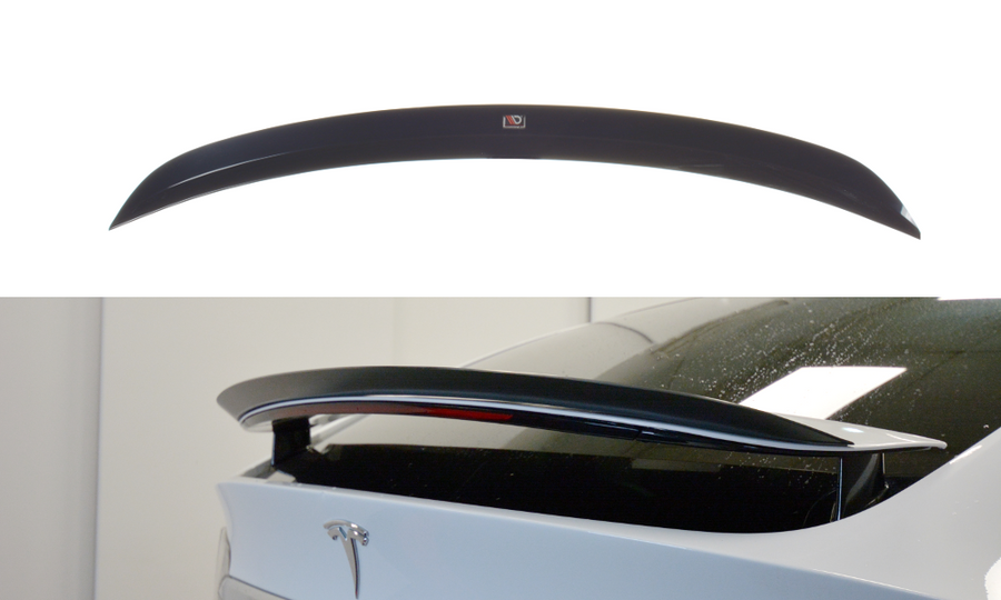 Maxton Design TE-MODELX-CAP2T Spoiler Cap V.2 Tesla Model X | ML Performance UK Car Parts