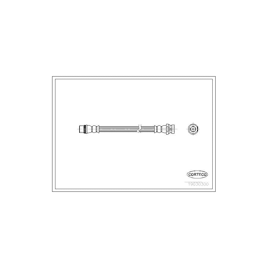 Corteco 19030300 Brake Hose | ML Performance UK