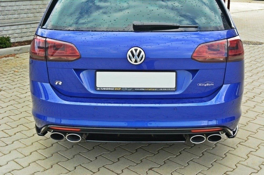 Maxton Design Volkswagen Golf R MK7 Estate Central Rear Splitter (without vertical bars)