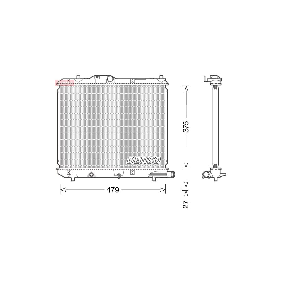 Denso DRM47013 Drm47013 Engine Radiator | ML Performance UK