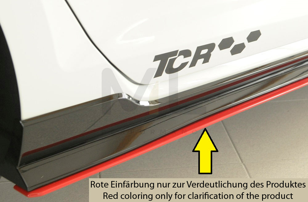 Rieger 00059517 VW Mk7 Golf GTI-TCR Side Skirt Splitter 2 | ML Performance UK Car Parts