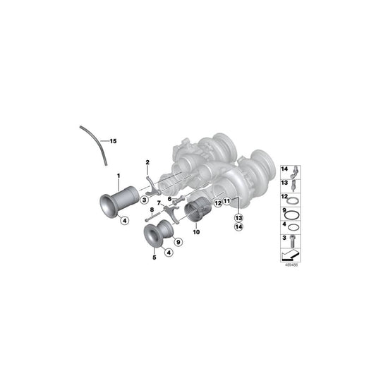 Genuine BMW 11618416464 BMW Air Inlet Cover 33,0 MM (Inc.  & M6 GT3) | ML Performance UK Car Parts