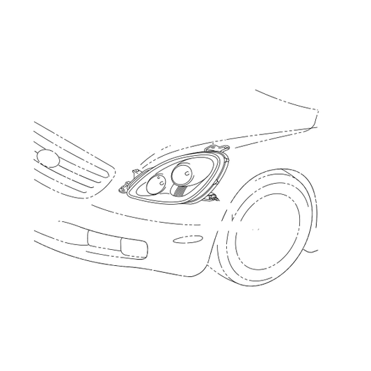 Genuine Lexus 81070-24160 SC430 N/S Headlight