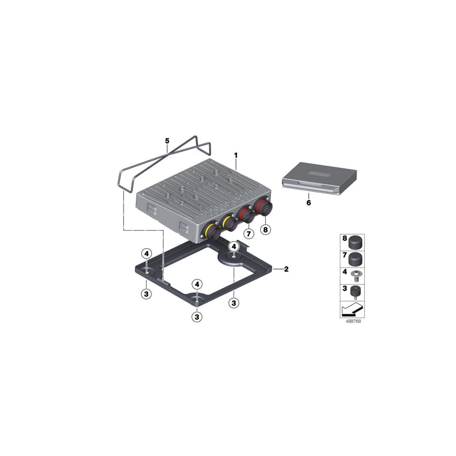 Genuine BMW 51717750609 BMW Swinging Metal Buffer M6 20X15 SH40 (Inc.  & M6 GT3) | ML Performance UK Car Parts