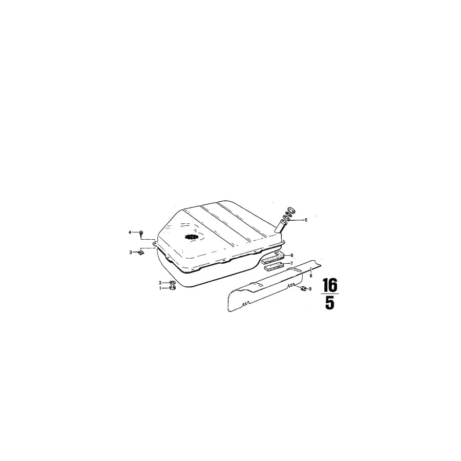 Genuine BMW 16111100205  Gasket (Inc. 2500, 3.0Si & 2800) | ML Performance UK Car Parts