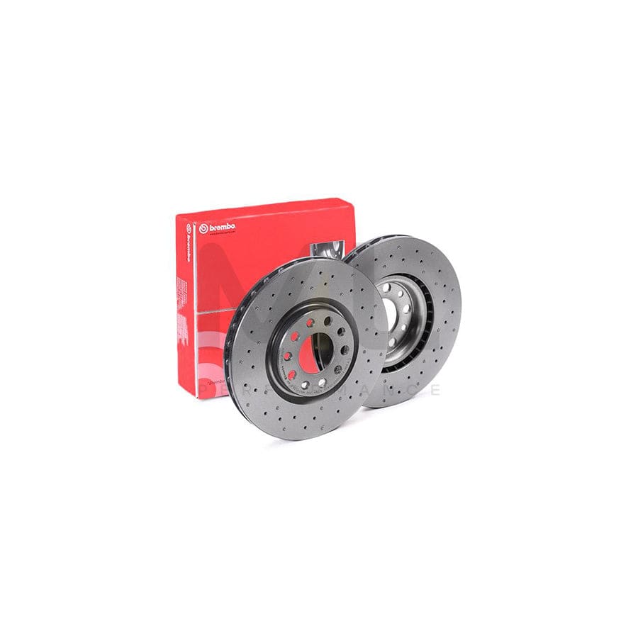 BREMBO XTRA LINE 09.9363.2X Brake Disc Perforated / Vented, Coated, High-carbon | ML Performance Car Parts