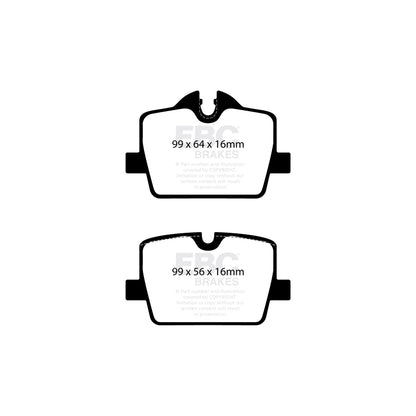 EBC DP32405C BMW Toyota Redstuff Rear Brake Pads 2 | ML Performance UK Car Parts