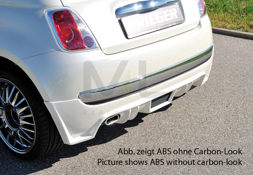 Rieger 00099162 Fiat 500 (312) Rear Diffuser 3 | ML Performance UK Car Parts