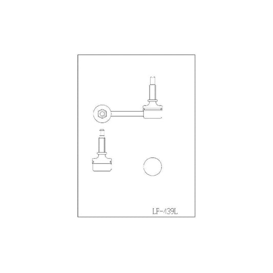 SuperPro LP439A SuperPro Sway Bar Link Assembl Assembly | ML Performance UK Car Parts