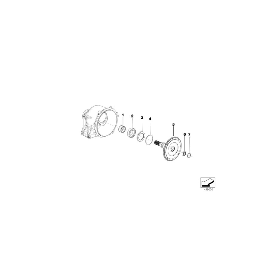 Genuine BMW 23008419296 Shaft Oil Seal, Driveshaft 50X72X7 (Inc. M6 GT3) | ML Performance UK