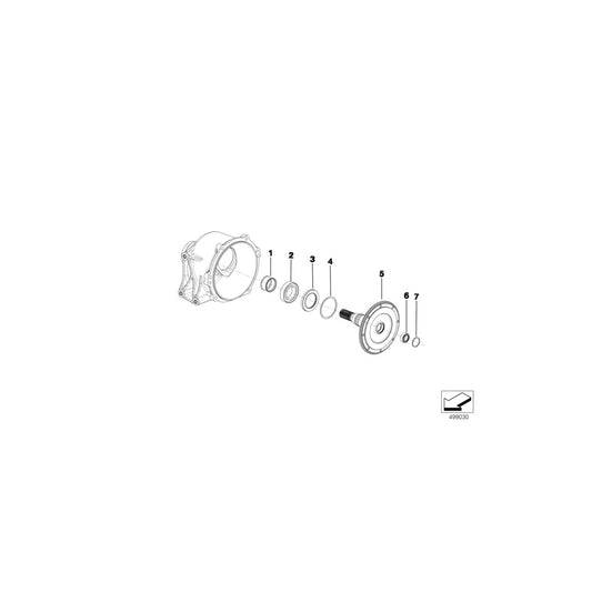 Genuine BMW 23008419296 Shaft Oil Seal, Driveshaft 50X72X7 (Inc. M6 GT3) | ML Performance UK