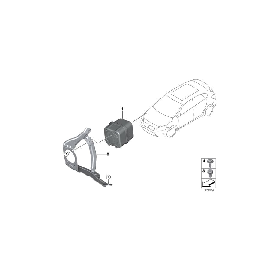 Genuine BMW 65128731385 F10 F45 F02 Vehicle Sound Generator VSG (Inc. 225xe, 530e & X5 40eX) | ML Performance UK