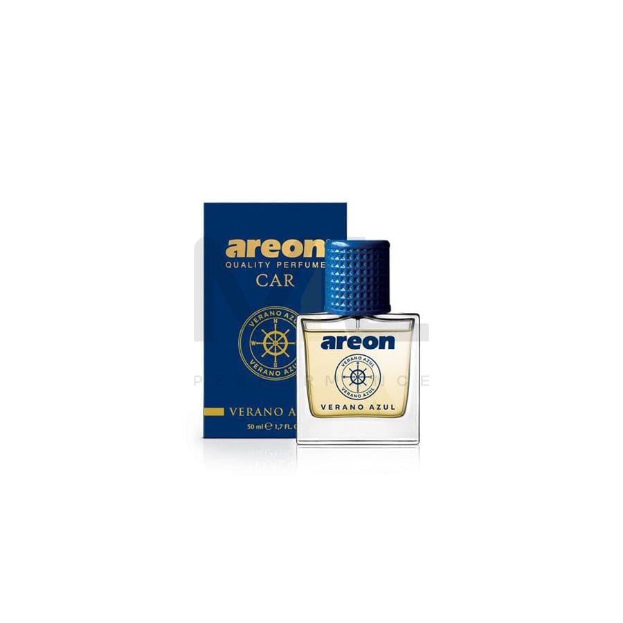 AREON VERANO AZUL MCP07 Car air freshener Bottle, Contents: 50ml | ML Performance Car Parts