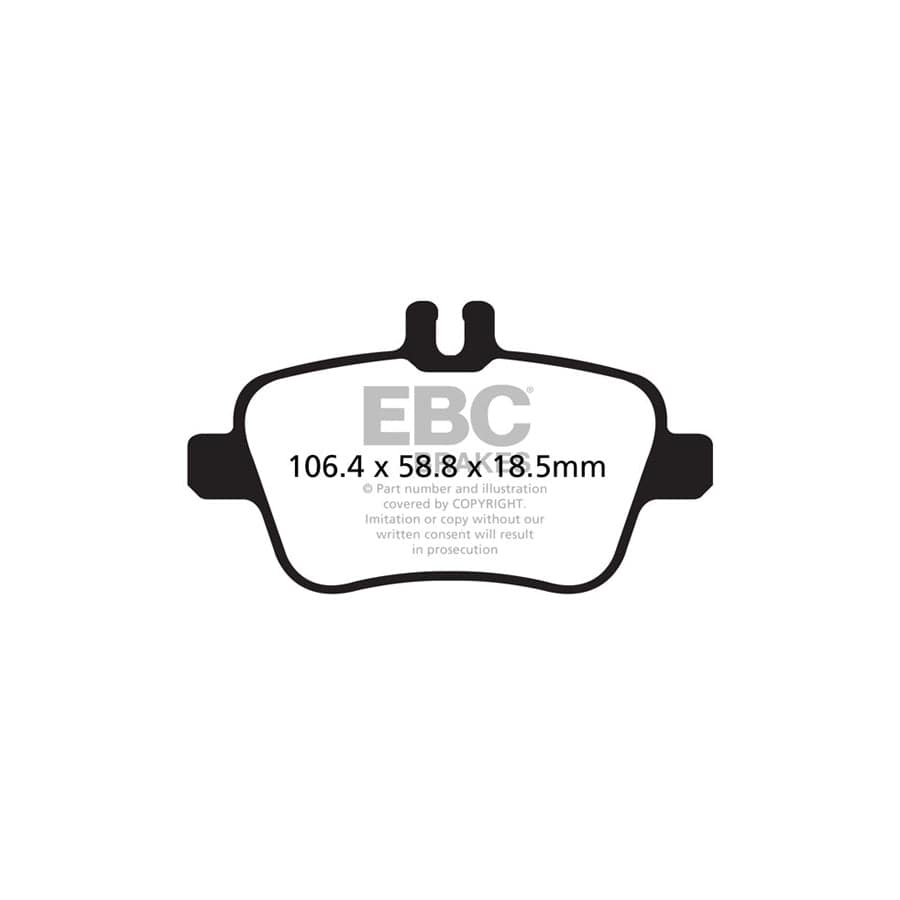 EBC PD40K2248 Mercedes-Benz R173 R172 Ultimax Pad & Plain Disc Kit 3 | ML Performance UK Car Parts