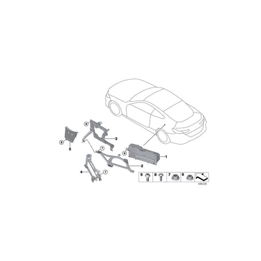 Genuine BMW 65159865417 F91 G14 Bracket, Tcb / Lte (Inc. M850iX, 840iX & 840dX) | ML Performance UK Car Parts
