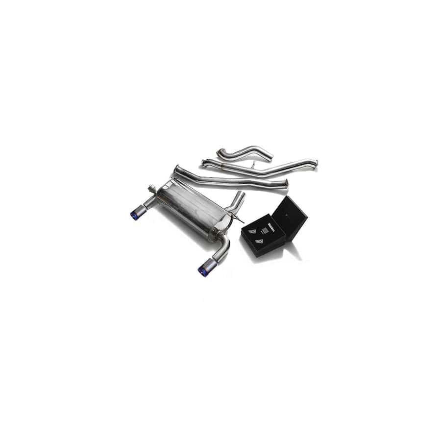 Armytrix BMF32-DS11B Valvetronic Exhaust System BMW 320i | 328i | 420i | 428i F3X 2014-2015 with Dual Blue Coated 3.5" | ML Performance UK UK Car Parts