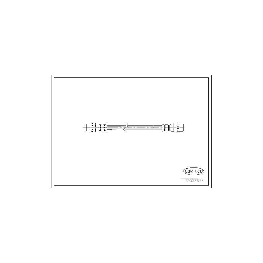 Corteco 19033575 Brake Hose For Bmw Z3 | ML Performance UK