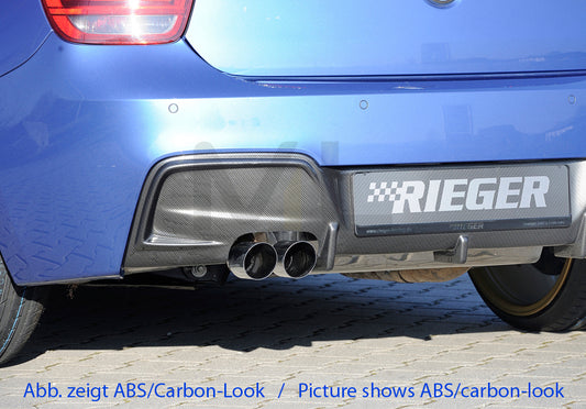 Rieger 00088061 BMW 1 Series F20 F21 Rear Diffuser 1 | ML Performance UK Car Parts