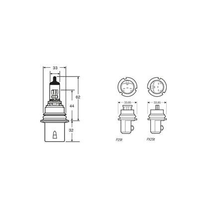 RING R9004 12V 65/45W HB1 P29t Special Halogen Headlamp    | ML Performance