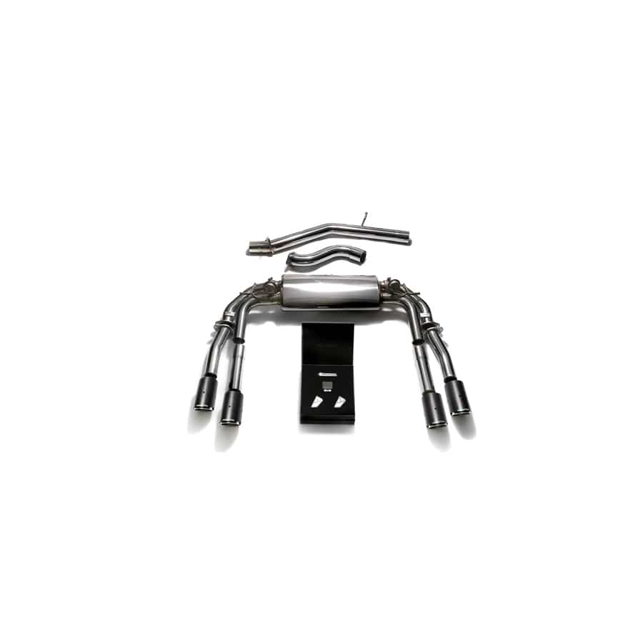 Armytrix AUVS4-QC11 Valvetronic Exhaust System Audi S3 8V Sedan 2.0 Turbo 2013-2021 with Quad Carbon Fiber 3.5"  | ML Performance UK UK Car Parts