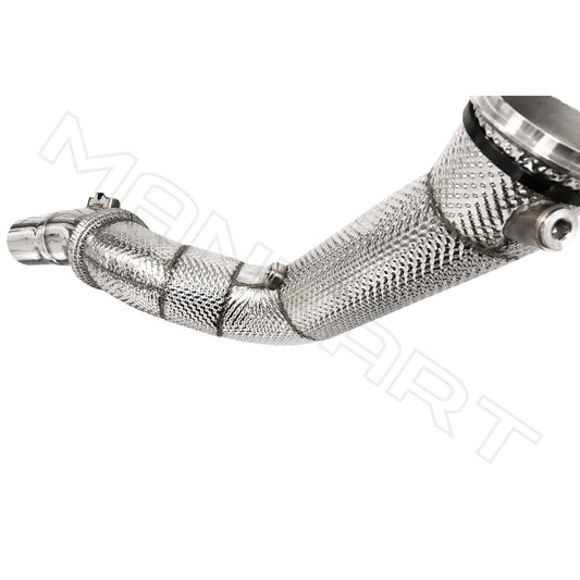 MANHART MH5ARS3102_RS4 DOWNPIPES SPORT FOR AUDI RS4 (B9) WITH 200 CELLS HJS CATALYTIC CONVERTERS