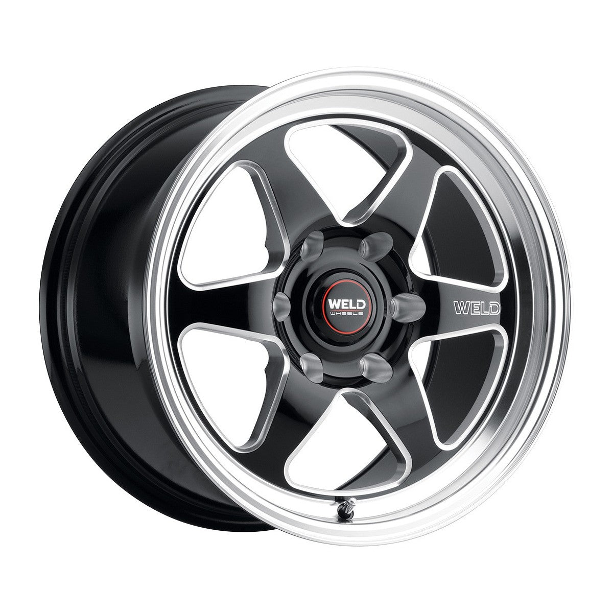 Weld S15677089P20 Ventura 6 Drag S156 Wheel 17x7 6x135 ET20 BS4.8 Gloss Black MIL - DIA