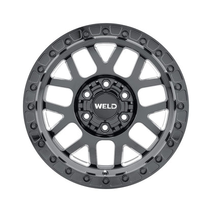 Weld W90279098450 Cinch Beadlock W902 Wheel 17x9 6x135 ET-12 BS4.5 Gloss Black MIL