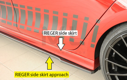 Rieger 00027053 SEAT Leon KL Side Skirt Splitter 4 | ML Performance UK Car Parts