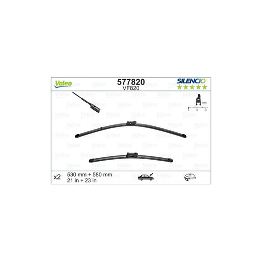 Valeo Silencio X.Trm 577820 Wiper Blade | ML Performance UK Car Parts