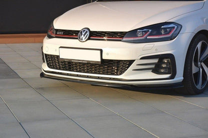 Maxton Design VW-GO-7F-GTI-FD2T Front Splitter V.2 Volkswagen Golf GTI MK7.5 | ML Performance UK Car Parts