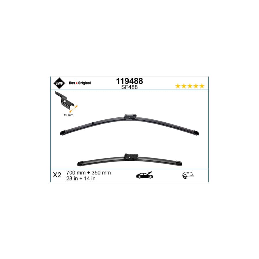 Swf 119488 Wiper Blade | ML Performance UK Car Parts