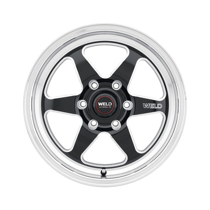 Weld S15671181P36 Ventura 6 Drag S156 Wheel 17x11 6x127 ET36 BS7.375 Gloss Black MIL - DIA