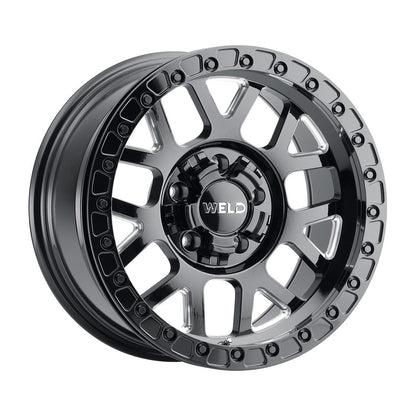 Weld W90279057450 Cinch Beadlock W902 Wheel 17x9 5x127 ET-12 BS4.5 Gloss Black MIL