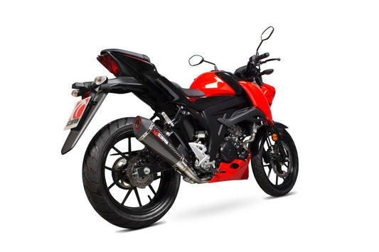 Scorpion RSI124CEO Suzuki Serket Taper Full System - Carbon Fibre Sleeve (GSX-S 125 / GSX-S 150) | ML Performance UK UK